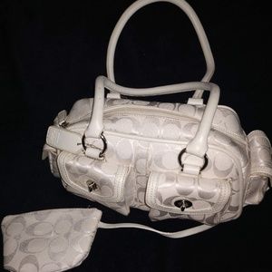 Coach purse with change purse